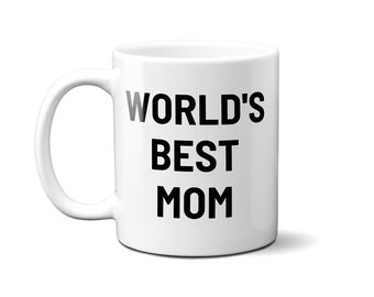 La migliore mamma del mondo / Tazza da ufficio / Regalo di Natale per l'ufficio / 11 oz o 15 oz