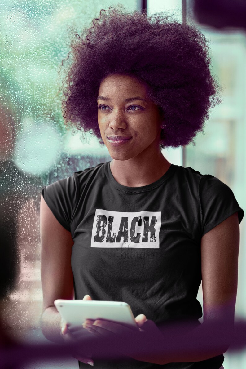 Black lives matter bold block style