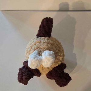 Handmade Crochet Cat Butt Plush