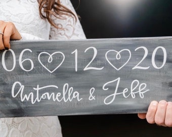 Save the Date Wedding Sign