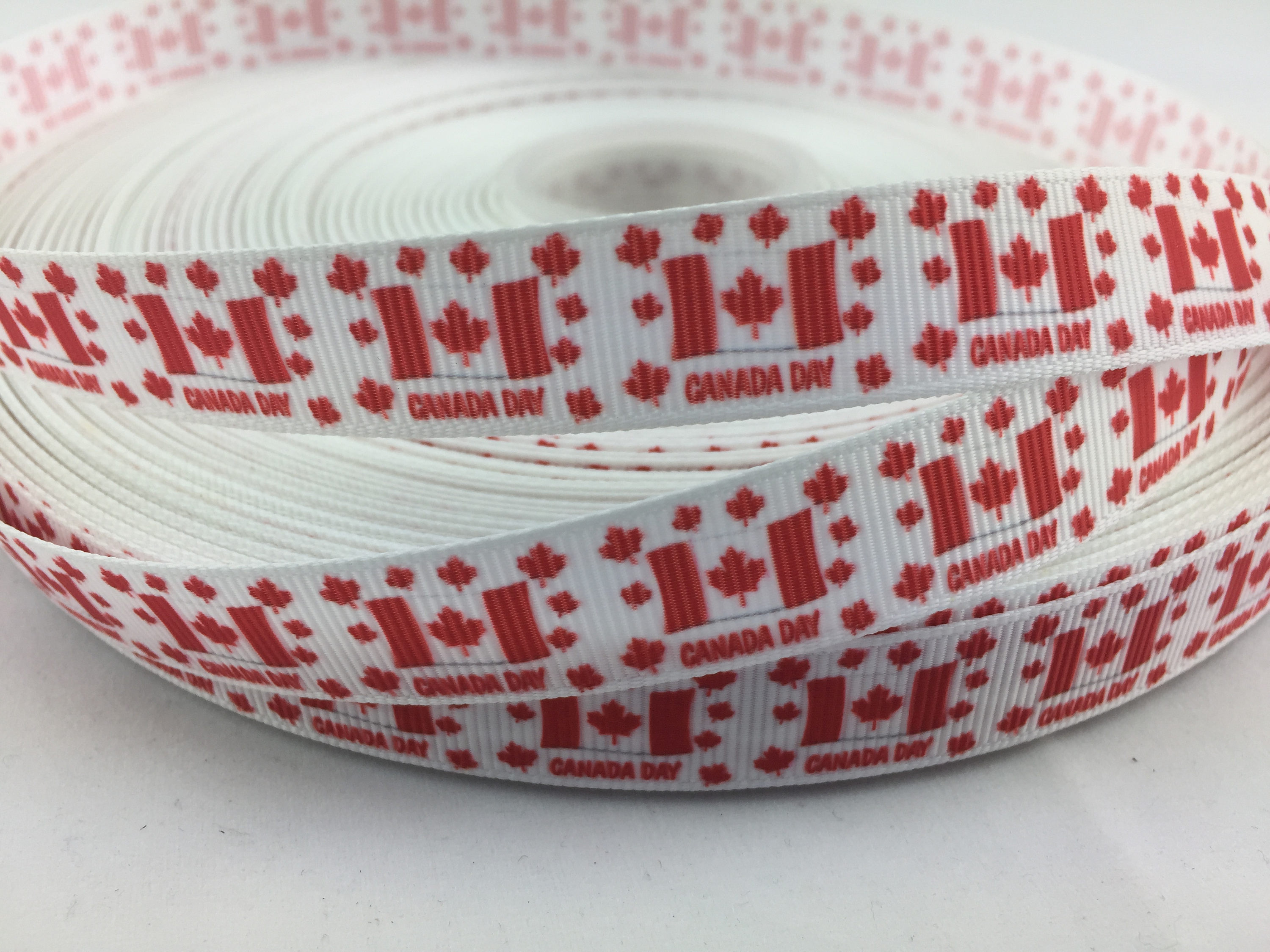 Canada day flag Grosgrain RibbonsCanada day ribbons Etsy