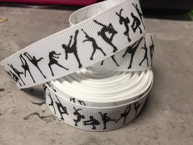 Ice skating Grosgrain Ribbons ice skating ribbonsfigure Etsy