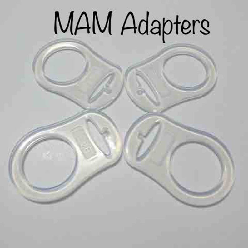 and button style Pacifiers MAM Adapters MAM Clear Dummy holder Pacifier clip adapter for Nuk