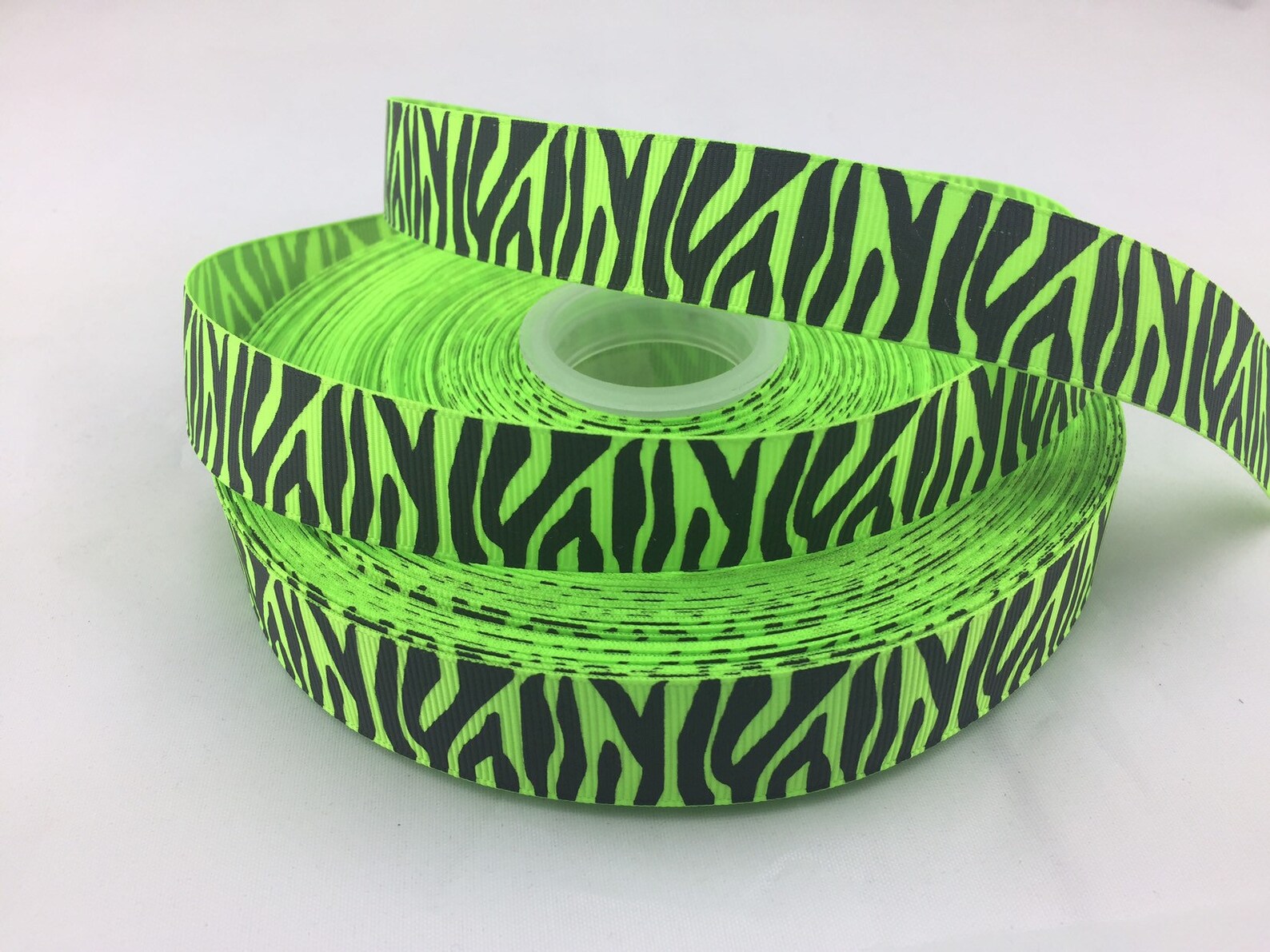 Green zebra Grosgrain Ribbons zebra ribbons animal print Etsy
