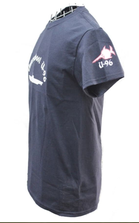 WWII German U-boat Submarine Unterseeboot Blue T Shirt