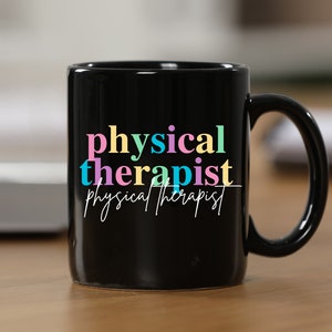 Physical Therapist PT Trainer PNG File BoHo for Shirts, Mugs, Tote Bags, Sweatshirt, DIY, Gift Shades of Blue Sky Navy