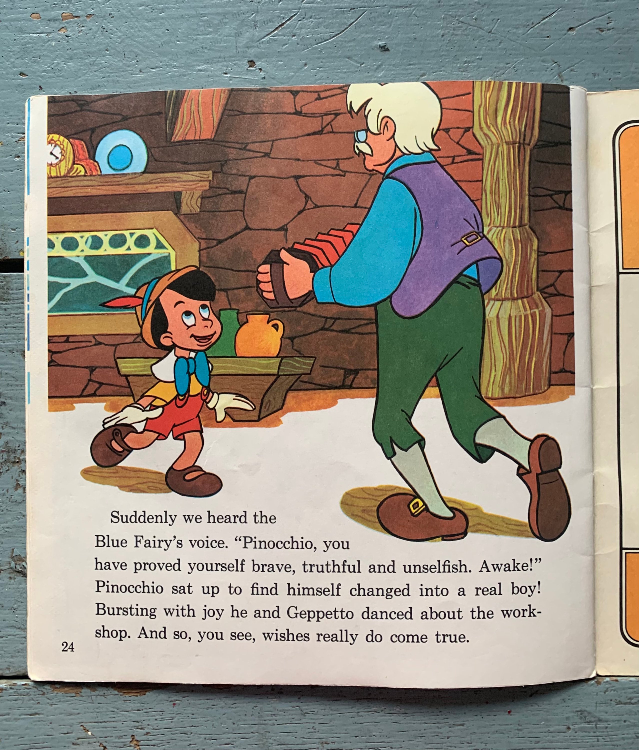 Walt Disneys Story Of Pinocchio 1977 Etsy