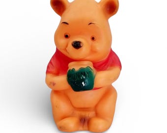 Winnie the Pooh Vintage Plastic Squeaky Toy 0484