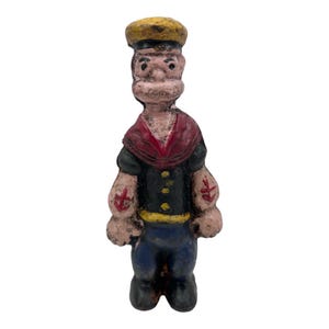 Vintage Popeye Figurine - Etsy