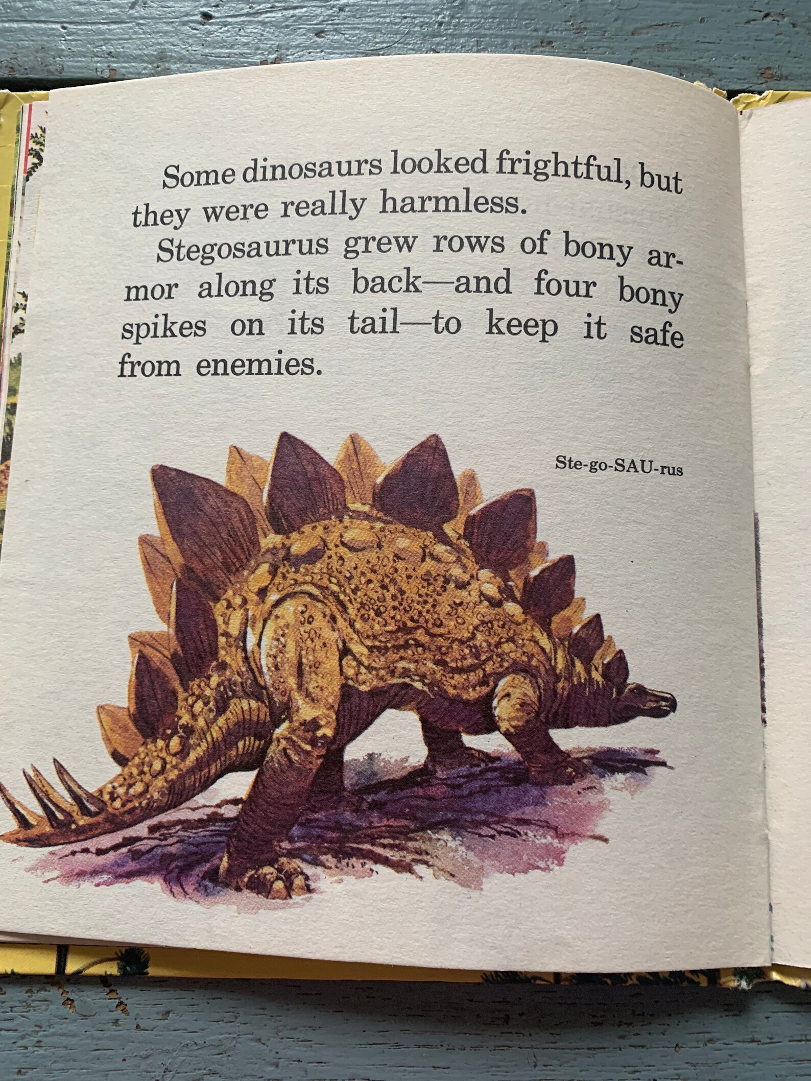 My Little Book of Dinosaurs A Golden Tell A Tale Book 1973 | Etsy