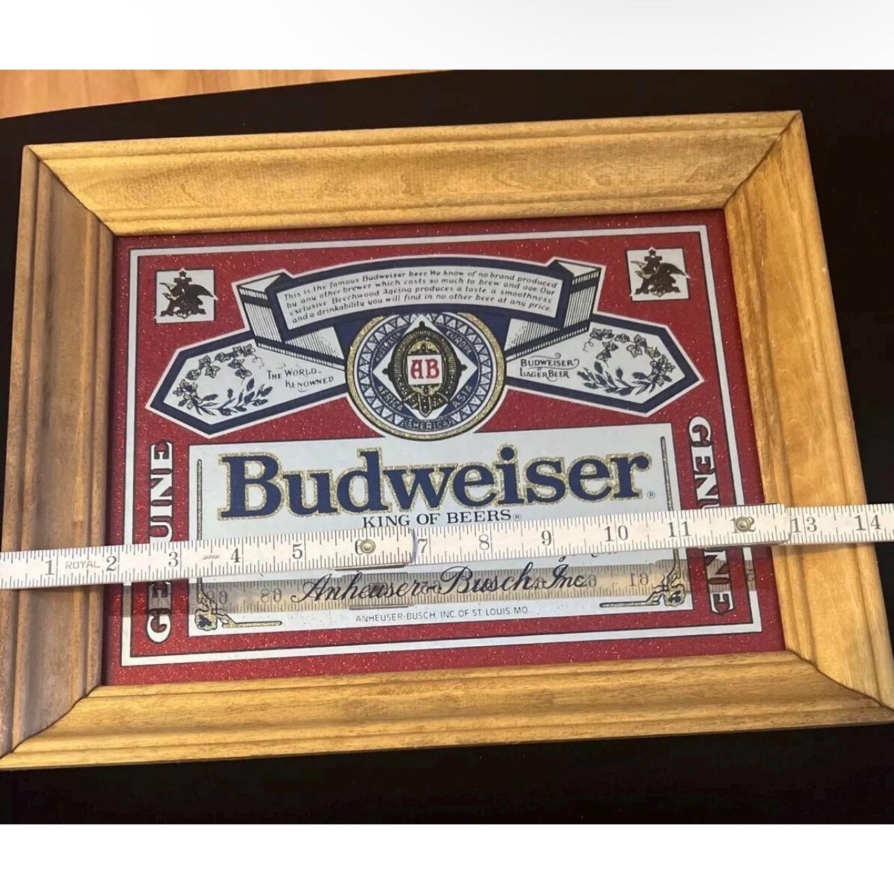 Vintage Budweiser Mirror - Etsy Vintage Budweiser Mirror - Etsy