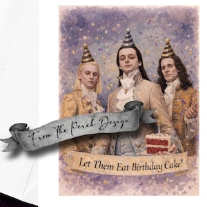 Closed 4/23-5/10 Twilight Birthday Card - Volturi Vampires Aro  Smug - Let Them Eat Birthday Cake Card - Twilight Funny Greeting Card