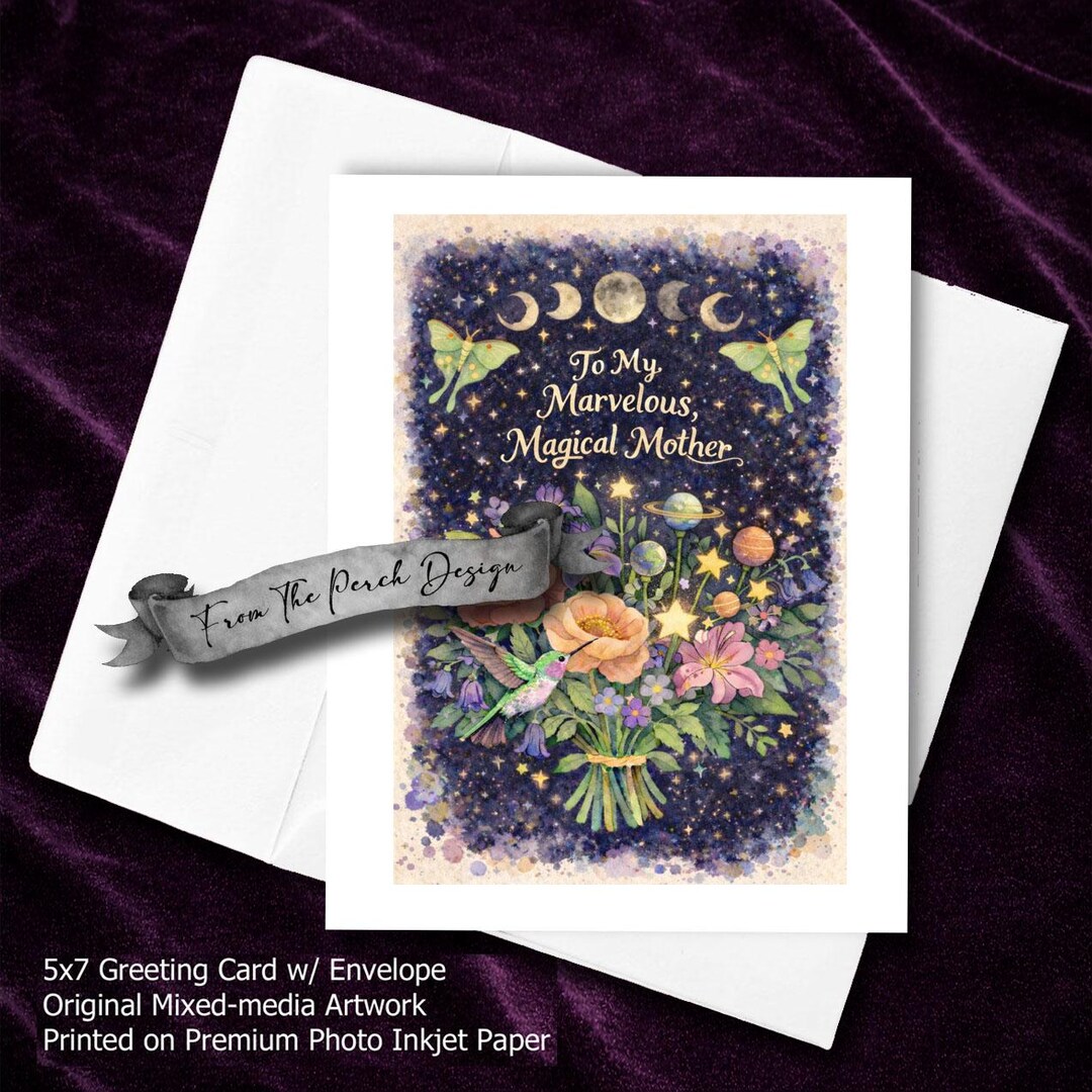 To My Marvelous Magical Mother - Mother's Day Card - Mom Birthday ...
