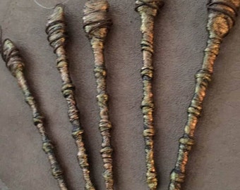 Wand ornaments set, Harry Potter ornaments, Harry Potter ornament set, Elder wand