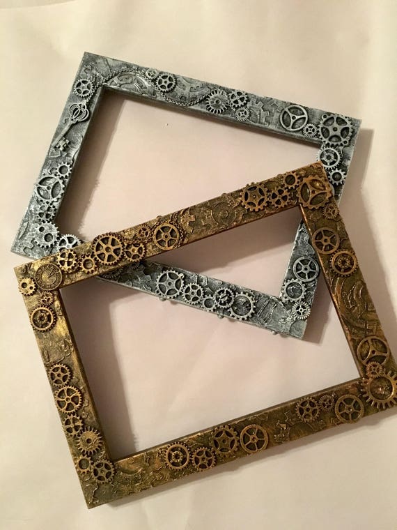 Steampunk Picture Frame Photo 4x6