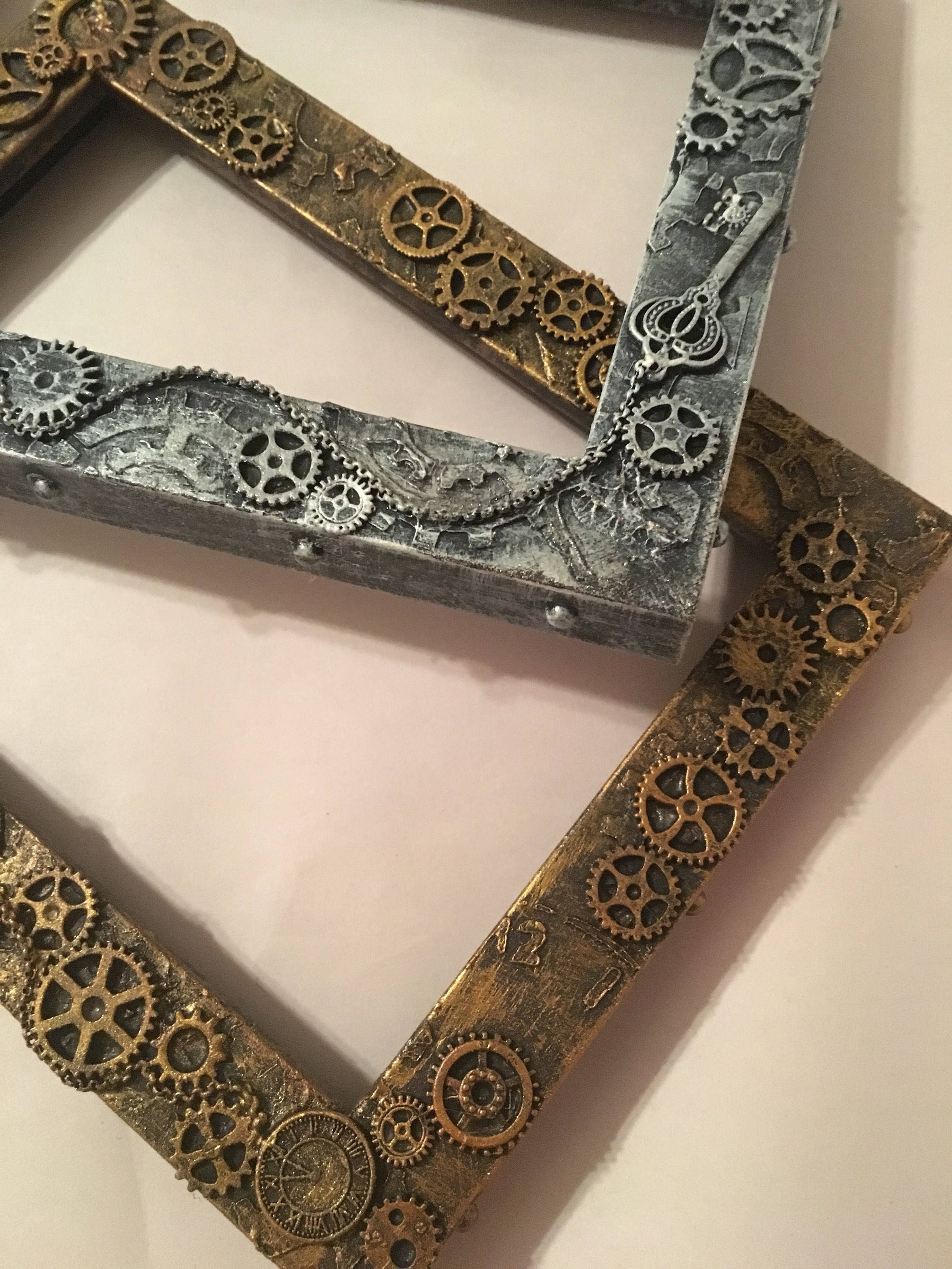 Steampunk Picture Frame Photo 5x7 50