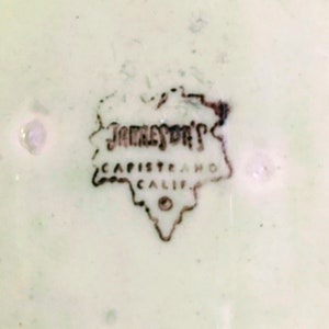JAMESON'S CAPISTRANO Vintage Original California Pottery | Etsy