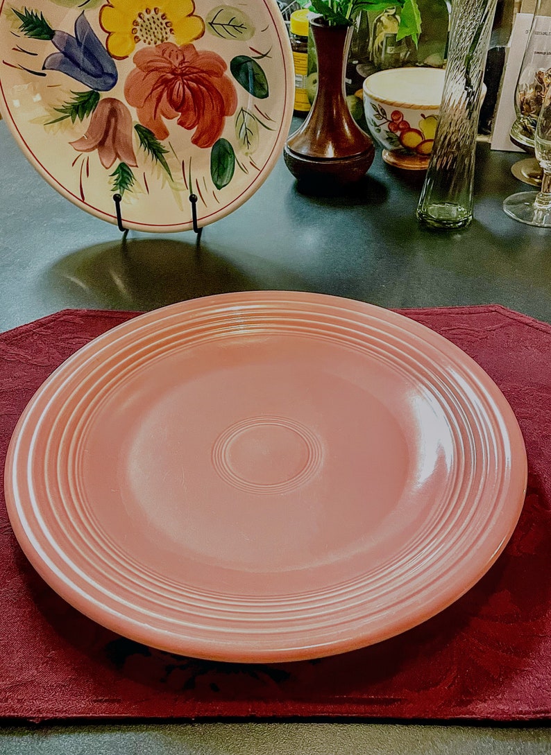 FIESTAWARE Serving Dishes in Popular ROSE/PINK One Owner Pieces in Like
