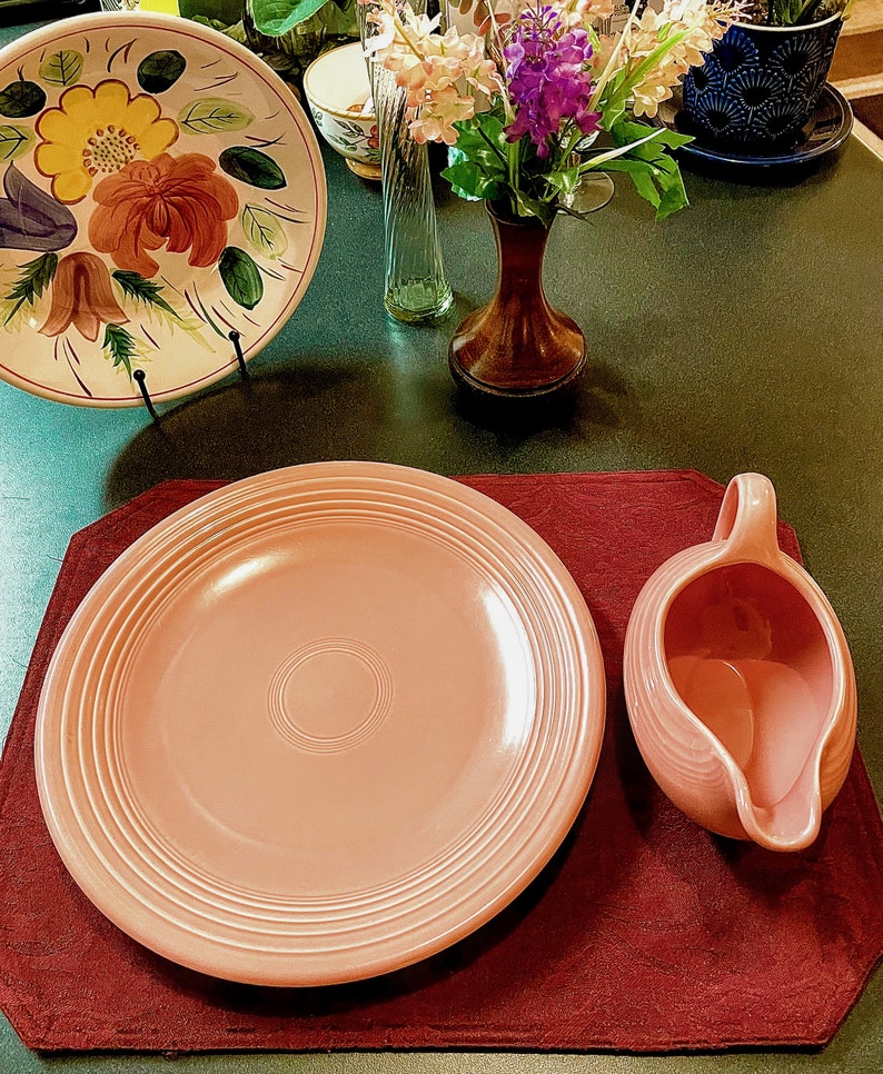 FIESTAWARE Serving Dishes in Popular ROSE/PINK One Owner Pieces in Like