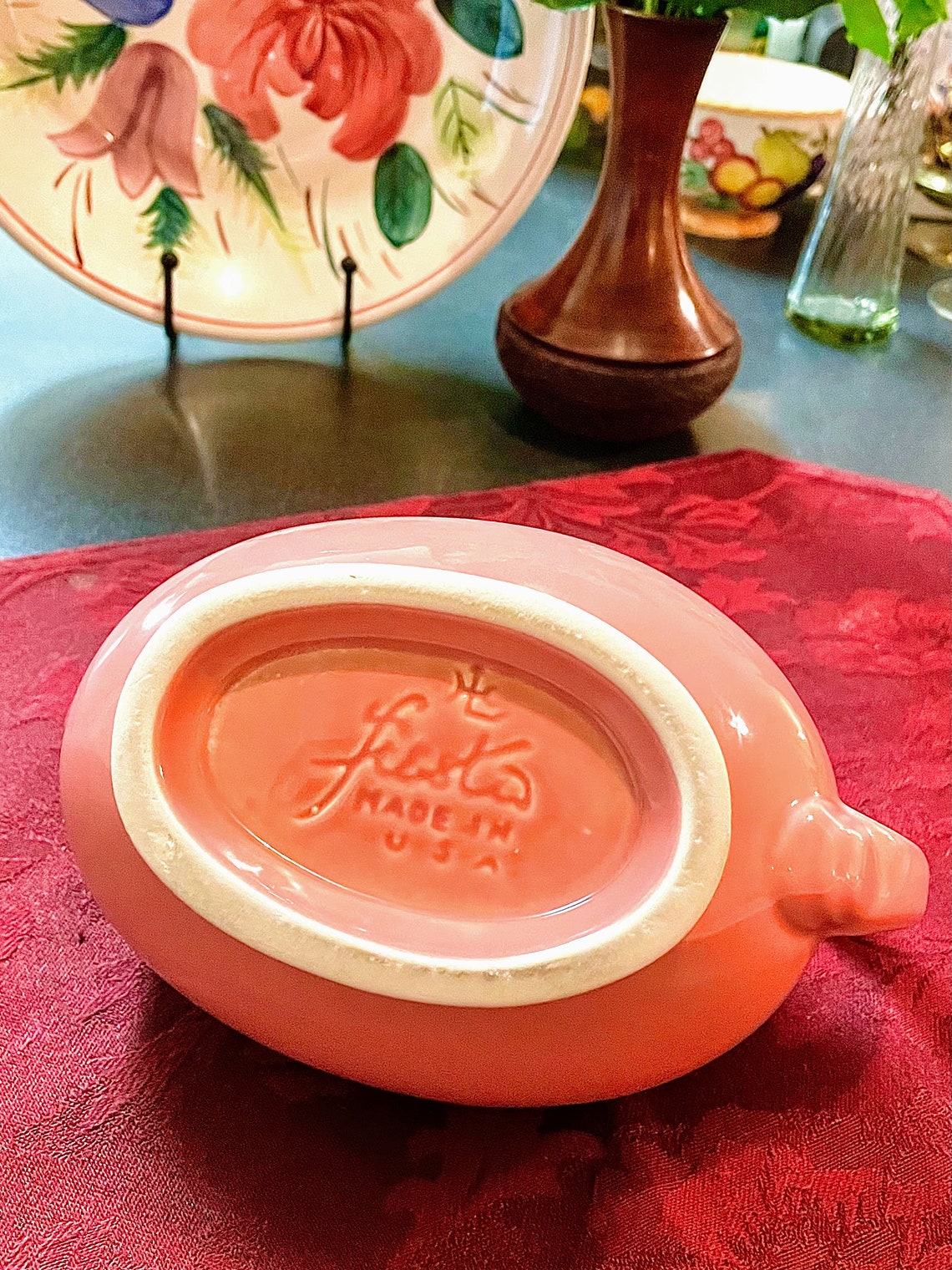 FIESTAWARE Serving Dishes in Popular ROSE/PINK One Owner Pieces in Like