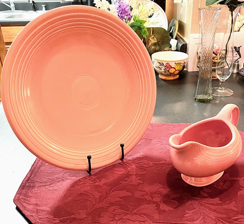 FIESTAWARE Serving Dishes in Popular ROSE/PINK One Owner Pieces in Like