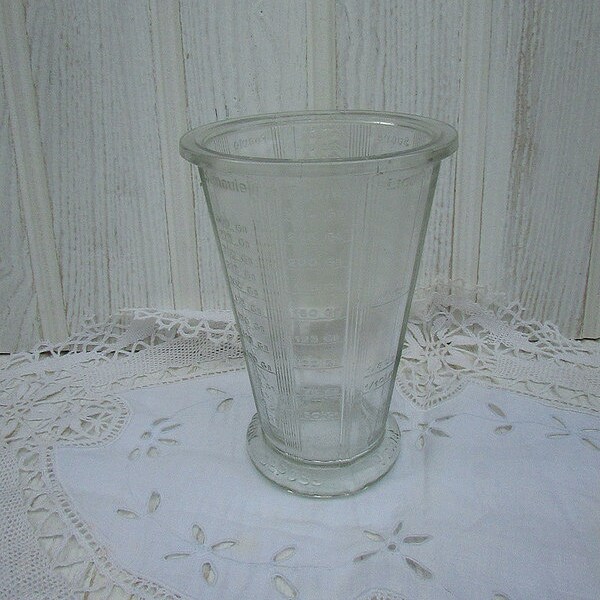 Vintage French Measuring Glass