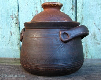 unglazed pottery etsy