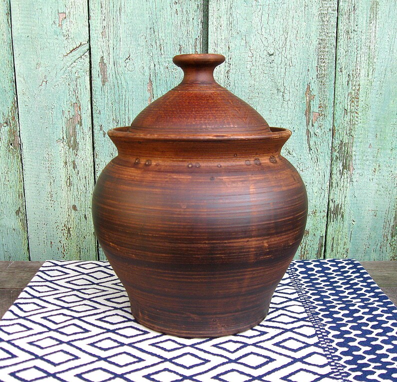 Clay pot cooking Ceramic casserole Unglazed stoneware Etsy