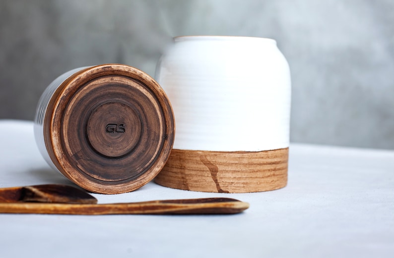 Ceramic Utensil Holder Pottery Utensil Holderpottery Etsy