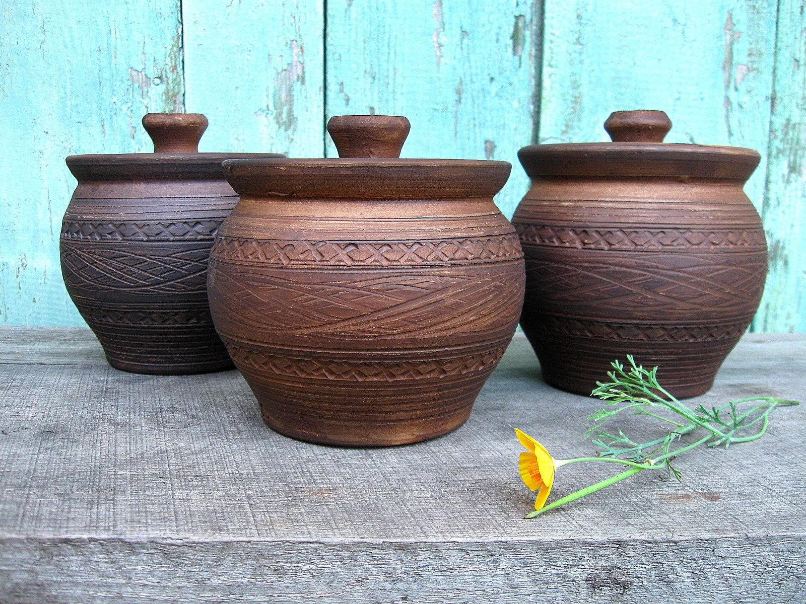 Ceramic pot with lid Sugar bowl Honey Pot handmade Stoneware Etsy