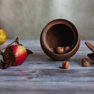 Clay pot with lid,Stoneware cookware,Ceramic pot for soup,Sugar bowl,Pottery bowl,Honey pot,Rustic baking dish,Small ceramic casserole image 5