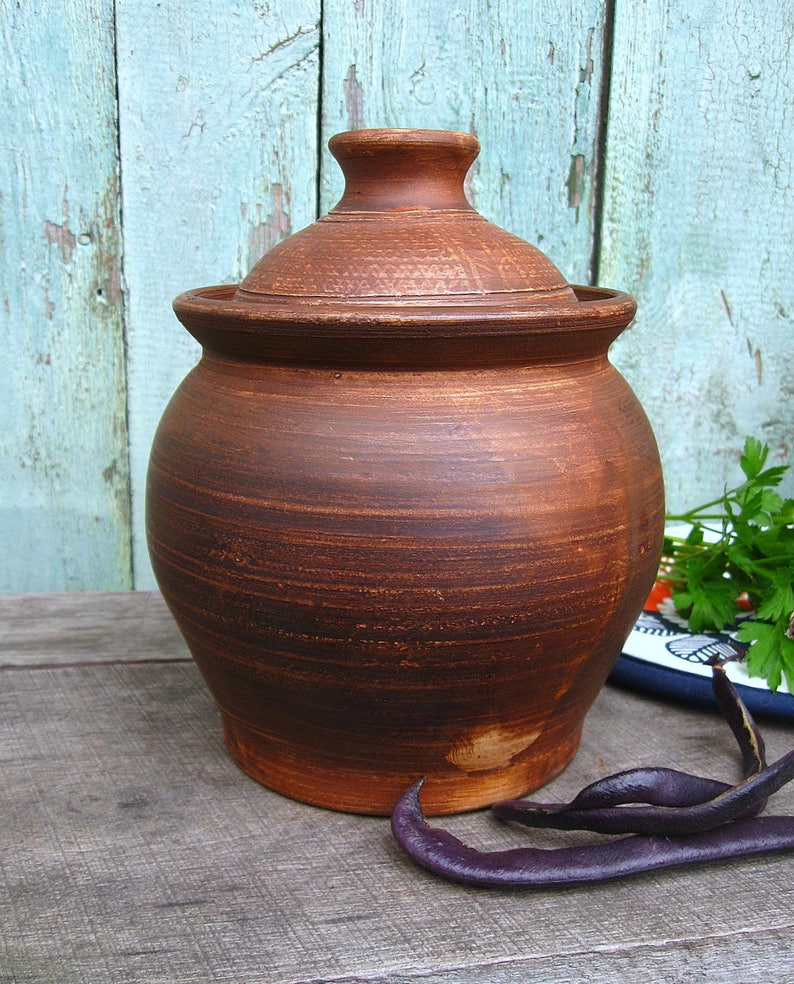Clay pot cooking Ceramic casserole Unglazed stoneware Etsy