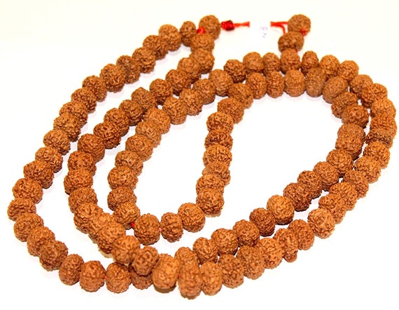 9-10 mm Bead Size Petrichor Original Nepal Rudraksha Mala 108 Rudraksha Beads