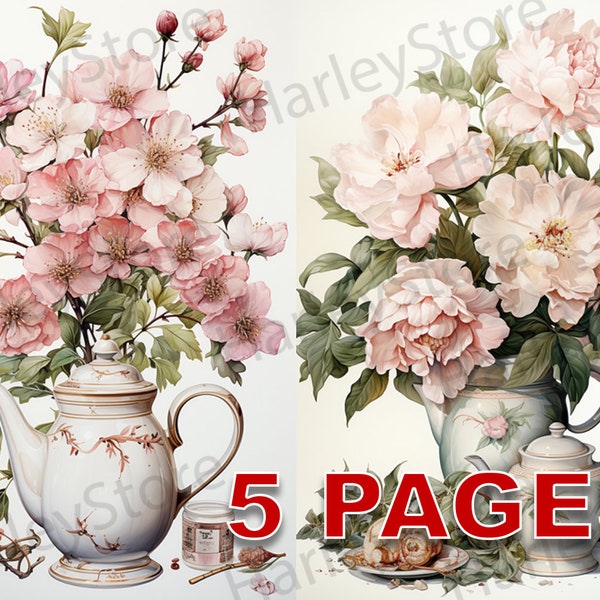 Alice in Wonderland Teapot Printable - Etsy