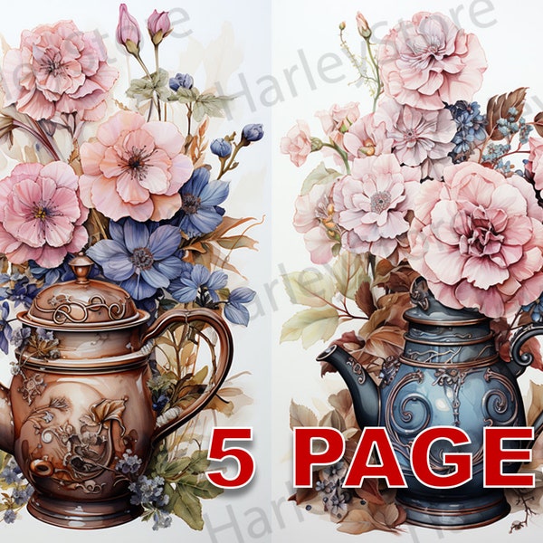 Alice in Wonderland Teapot Printable - Etsy