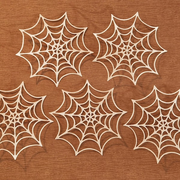 Stanzteile / dekoratives Spinnennetz / strahlendes Weiß / Halloween / Stanzteile für Halloween / Spinnennetz / Dekoration
