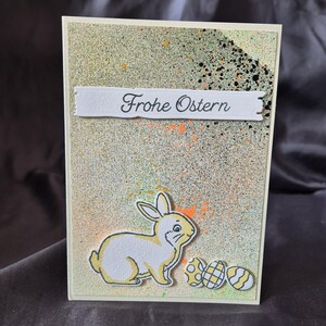 Osterkarte / Osterhase / Frohe Ostern / Grußkarte Ostern / Ostern Geschenke / Geschenkidee