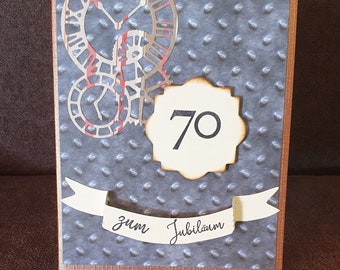 70er Jahre Geburtstagskarte Etsy