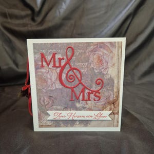 Hochzeitsbüchlein / Mr & Mrs / Zwei Herzen ein Leben / Hochzeitsgeschenk / Erinnerungsstück Hochzeit / Hochzeitstag