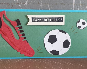 Fußballticketgeschenkverpackung " Happy Birthday "