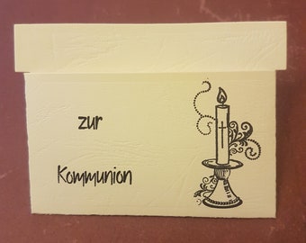 Gutscheinverpackung - Kommunion