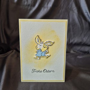 Osterkarte / lustiger Osterhase / Frohe Ostern Spruch / humorvolle Ostergrüße / Ostergrußkarte / Ostern / Geschenk