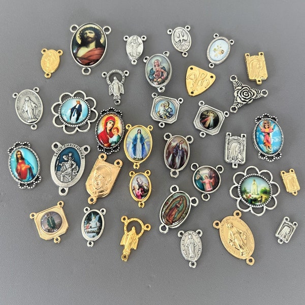 Gold rosary parts clearance
