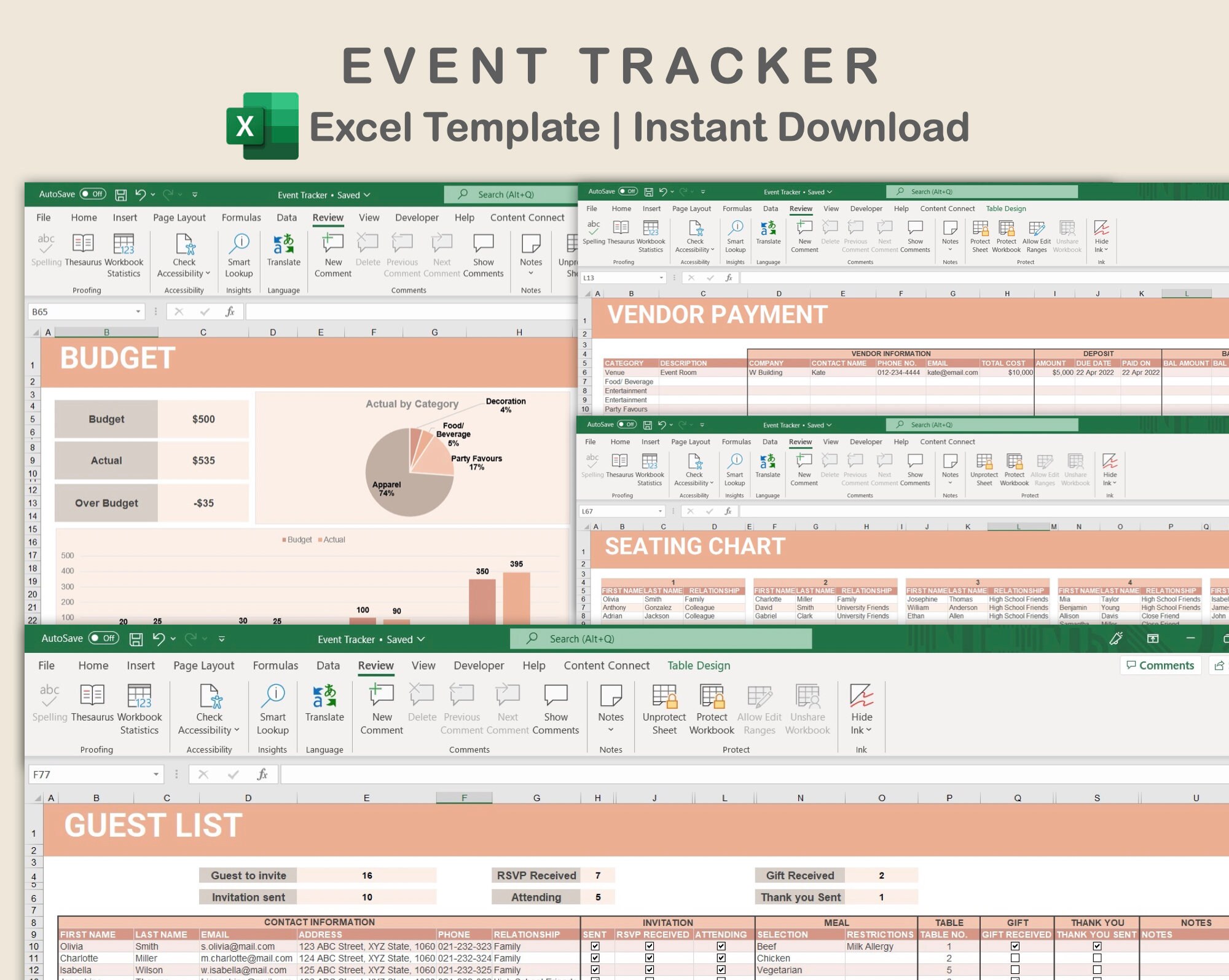 Event Checklist Template Excel Event Checklist Template Excel