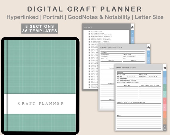 Today, Notes, Goals, Planner Page Marker SVG. Files – Something Turquoise  Digital Craft File Shop