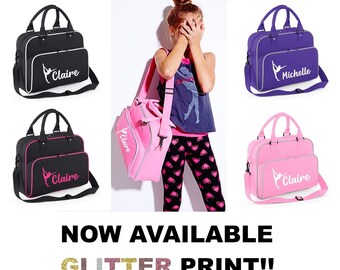girls personalized dance bag
