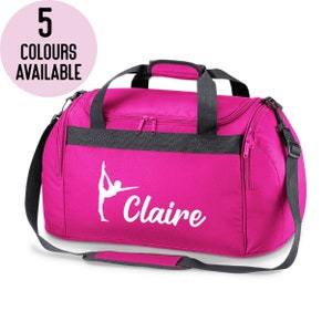 Personalisierte Name Turner Sporttasche Schule Tanz Mädchen Gymnastik Fitnessstudio Sport Fitness Dance Class Kit Lagerung Gym Class