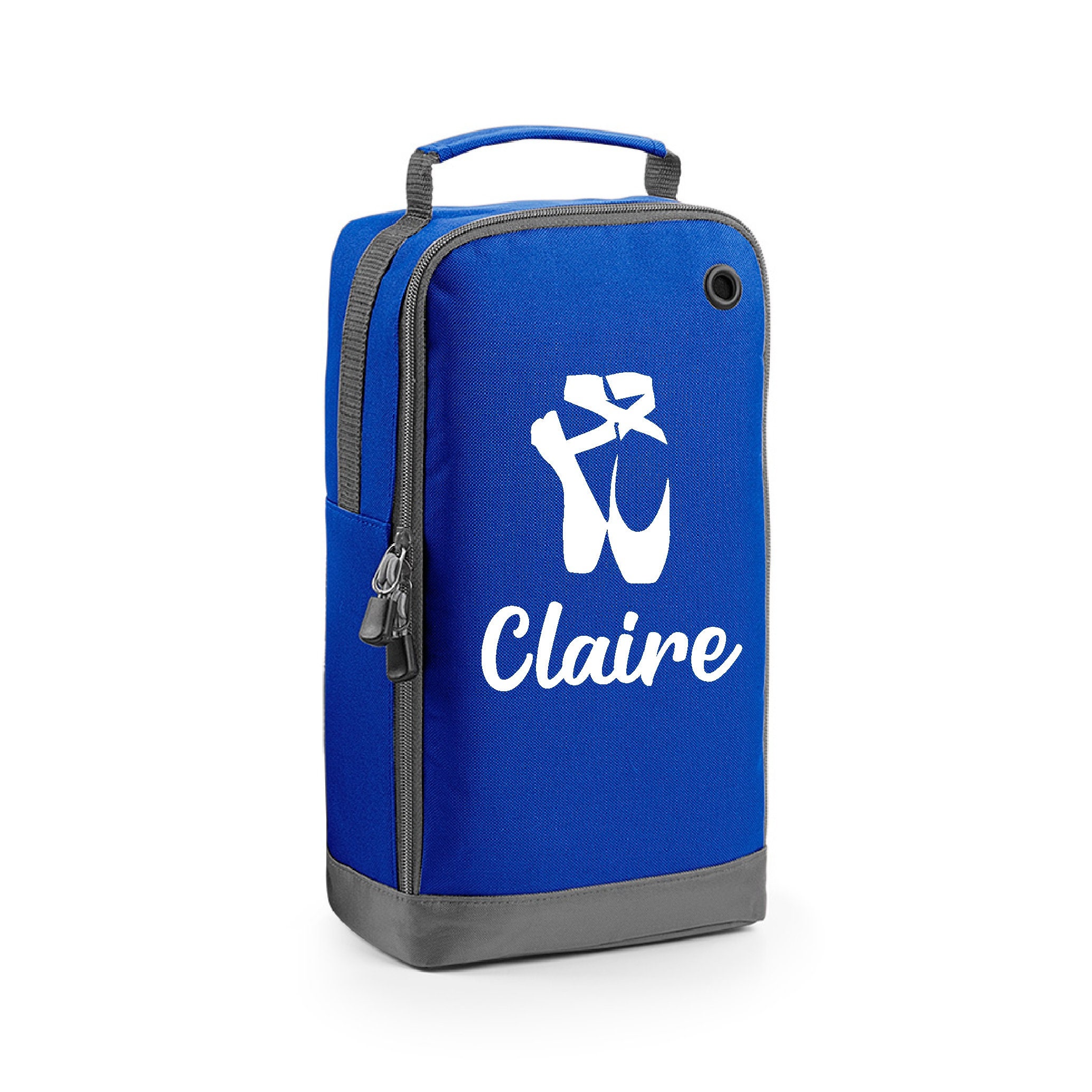 Personalised Name Ballet Dance Text Shoe Bag Boots Sports Kit Bag School Team Club Bag Soccer Games Shoe Trainer Sneakers