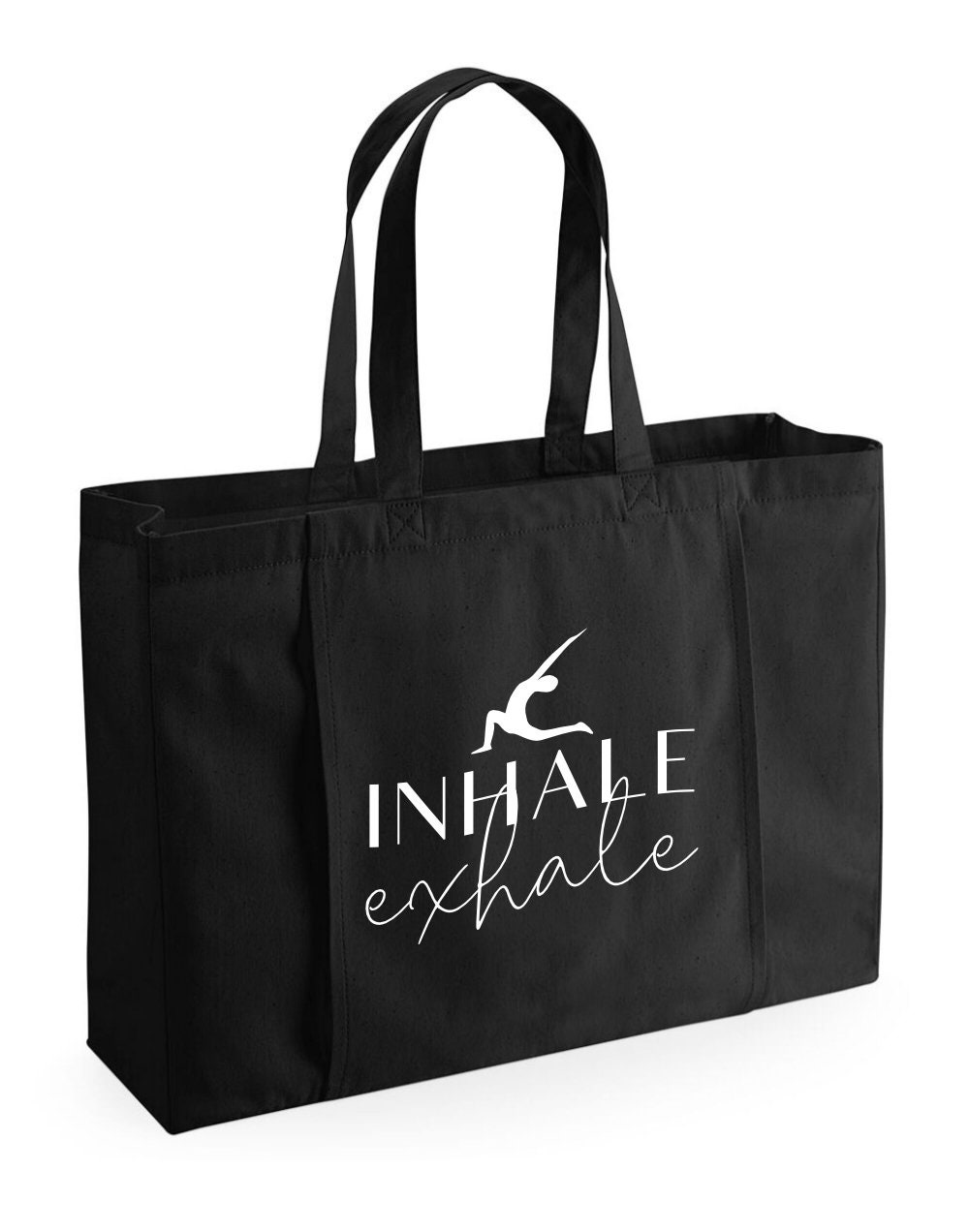 Inhale Exhale Bio Yoga Einkaufstasche, Yoga Tasche, Yogamatte Tasche,  Pilates Tasche, Meditation Tasche, Wellness Tasche, Mindfulness -   Österreich