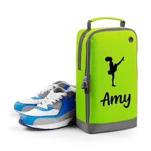 Personalised Name Irish Dance Text Shoe Bag Boots Sports Kit Bag School Team Club Bag Soccer Games Shoe Trainer Sneakers